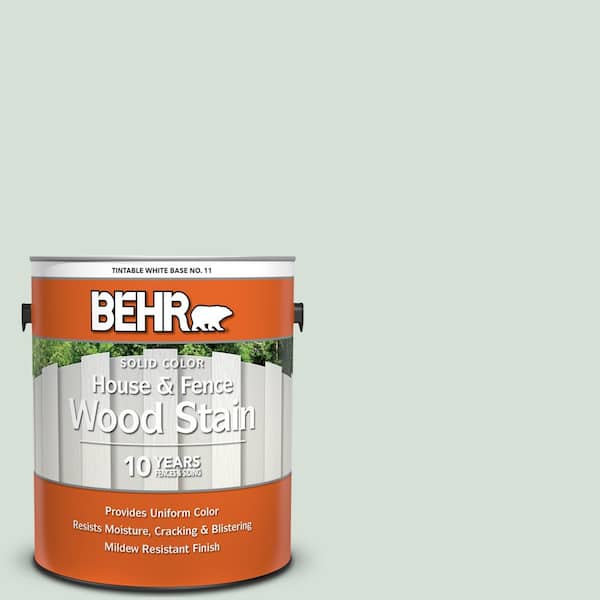 1 gal. #S410-1 River Mist Solid Color House and Fence Exterior Wood Stain