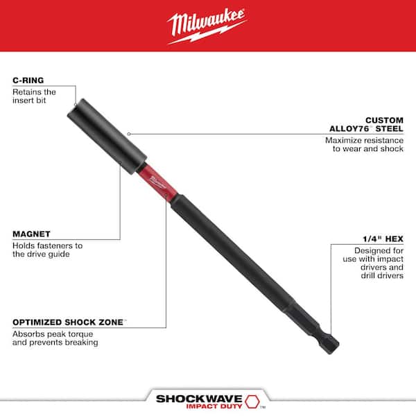 Milwaukee - 14-in-1 Multi-Bit Screwdriver with SHOCKWAVE Impact Duty Bits