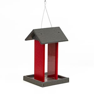 OUTDOOR LEISURE Model GM18GR Tall Bird Feeder Made with High Density Poly Resin