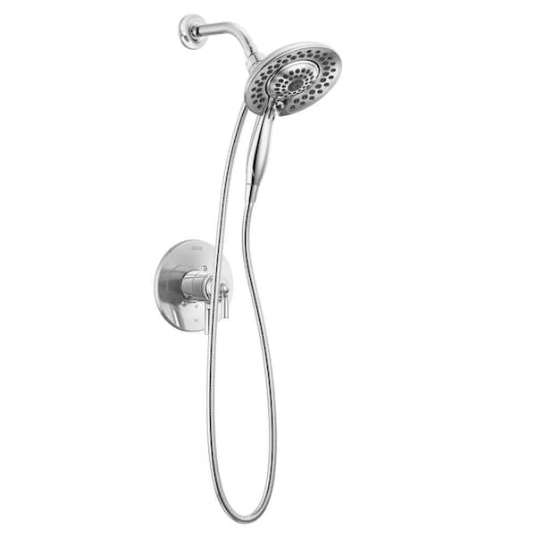 Delta Saylor In2ition 1-Handle Wall Mount Shower Trim Kit in Chrome with Hand Shower (Valve Not Included)