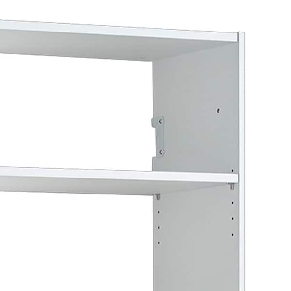 Benjara Vedz 31.5 in. W x 13.78 in. D White Melamine Wall Mount