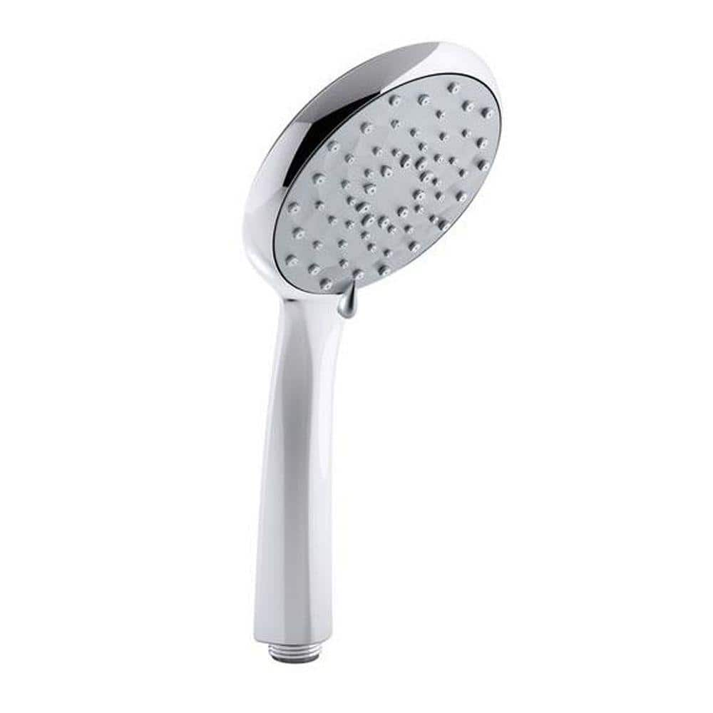 KOHLER Lively 4-Spray Patterns Wall Mount 4.312 in. Handheld Shower Head in  Vibrant Brushed Nickel K-R26822-G-BN - The Home Depot