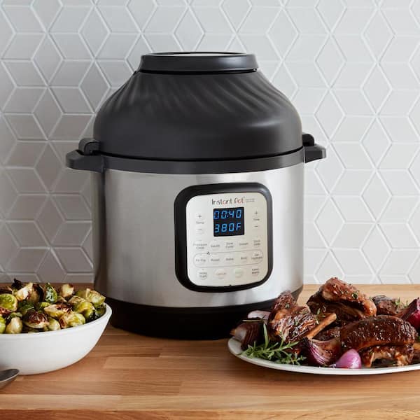 NINJA Foodi 8 qt. XL 12-in-1 Stainless Steel Electric Multicooker Air Fryer  Pressure Cooker (OS401) OS401 - The Home Depot