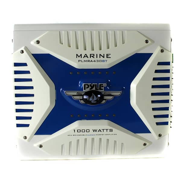 Pyle PLMRA430BT 1000-Watt 4 Channel Amplifier Bluetooth Marine ATV Amp