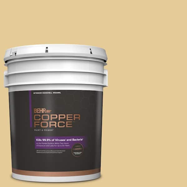 COPPER FORCE 5 gal. #M320-4 Abstract Eggshell Enamel Virucidal and Antibacterial Interior Paint & Primer