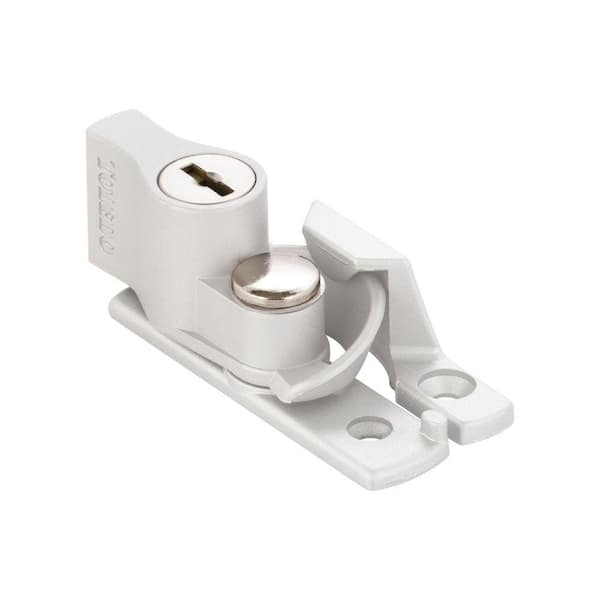 White Steel Sliding Window Sash Lock
