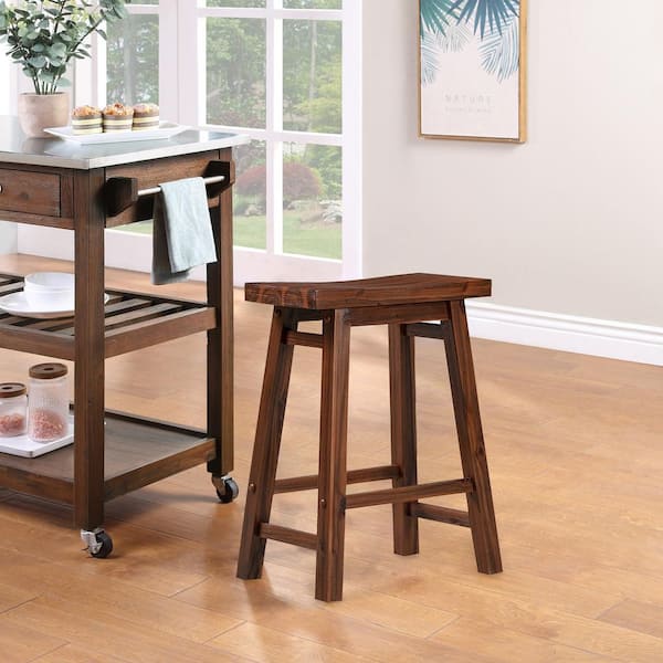 Sonoma Chestnut Wire-Brush Counter Stool