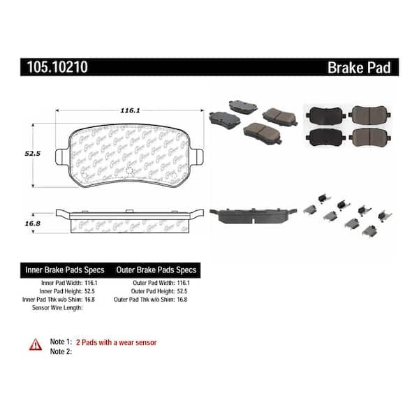 Centric Parts Disc Brake Pad Set