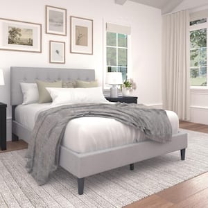 Mandan Gray Full Upholstered Bed
