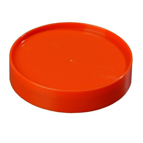 Carlisle Replacement Lid Only for Stor 'N Pour Pouring System, Fits All Sized Containers in Orange (Case of 12)