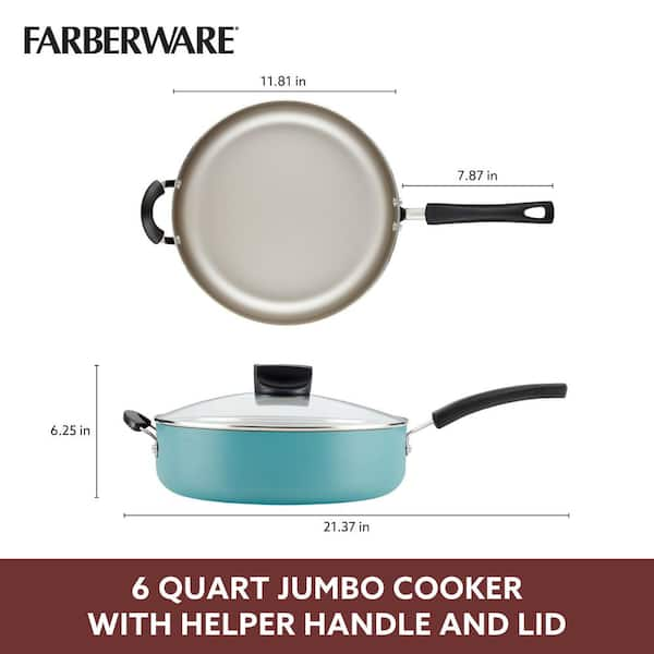 Farberware Black 14-Piece Smart Control Cookware Nonstick Pots and Pans Set  22397 - The Home Depot