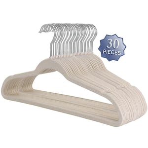 Biodegradable Suit Hangers in Wheat 30 Piece