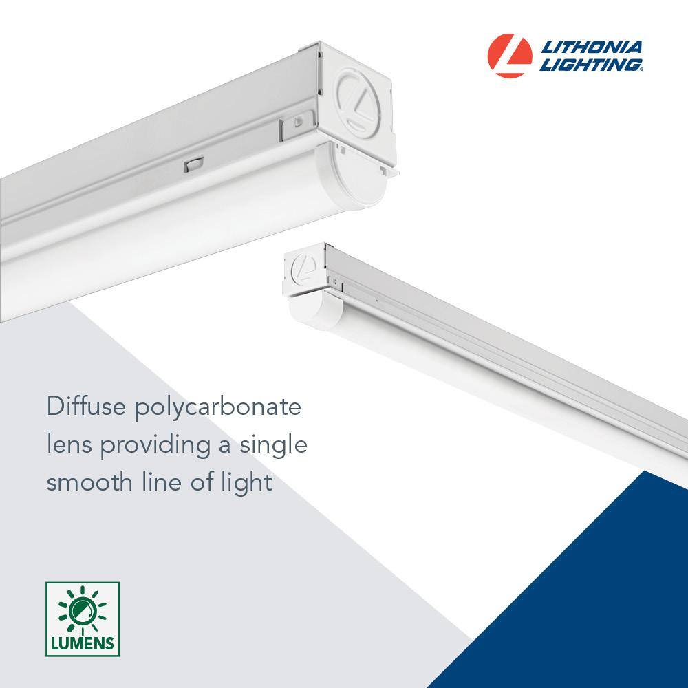 2-Foot Cool White LED Strip Light with Steel Housing