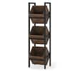 Tribesigns Walter 36-Bottle Brown Wine Rack Freestanding Wine Storage Shelf Liquor Bottle Organizer FFHD-JW0237