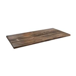 24 in. x 48 in. x 1.25 in. Trail Brown Restore Office Desk Wood Top