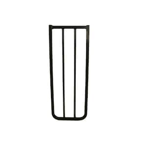 30 in. H x 10.5 in. W x 2 in. D Extension for Stairway Special or Auto Lock Gate Black