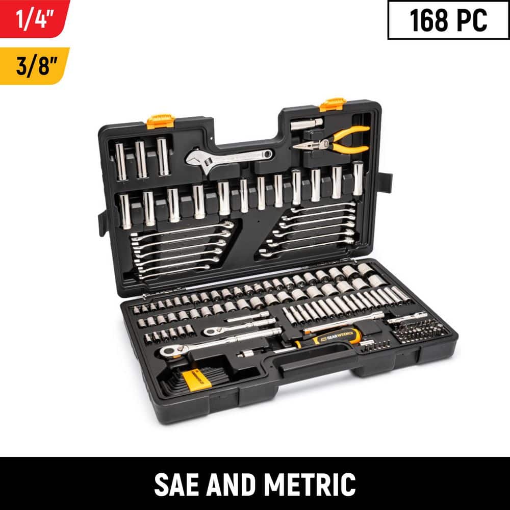 GEARWRENCH 1/4 in. and 3/8 in. Drive 72-Tooth 6-Point Professional