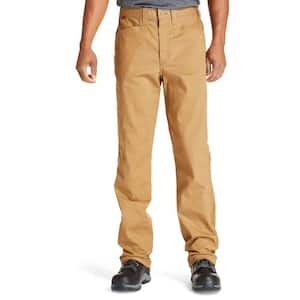 Men's Size 32 in. x 30 in. Dark Wheat Work Warrior LT Work Pant