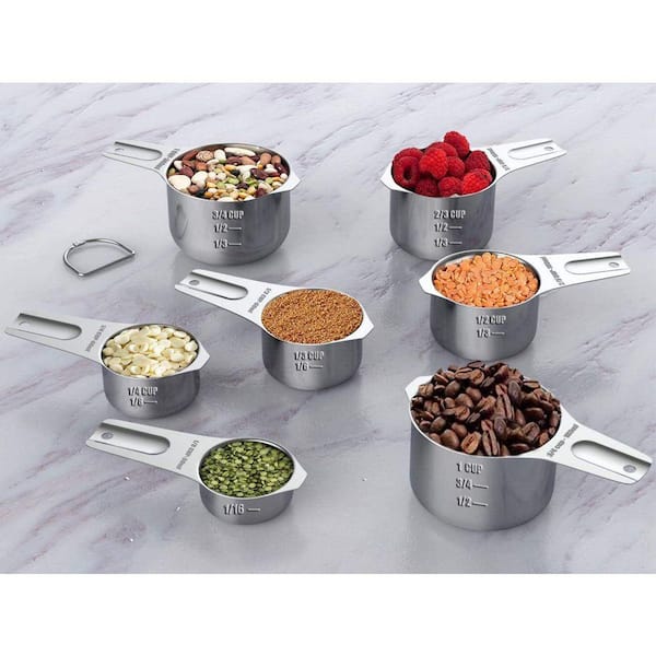 21-Piece Stainless Steel Measuring Spoon and Measuring Cup Set with Leveler and Mini Spoons for Baking Cooking