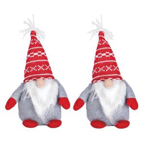 9 in. Winter Holiday Gnome (2-Pack)