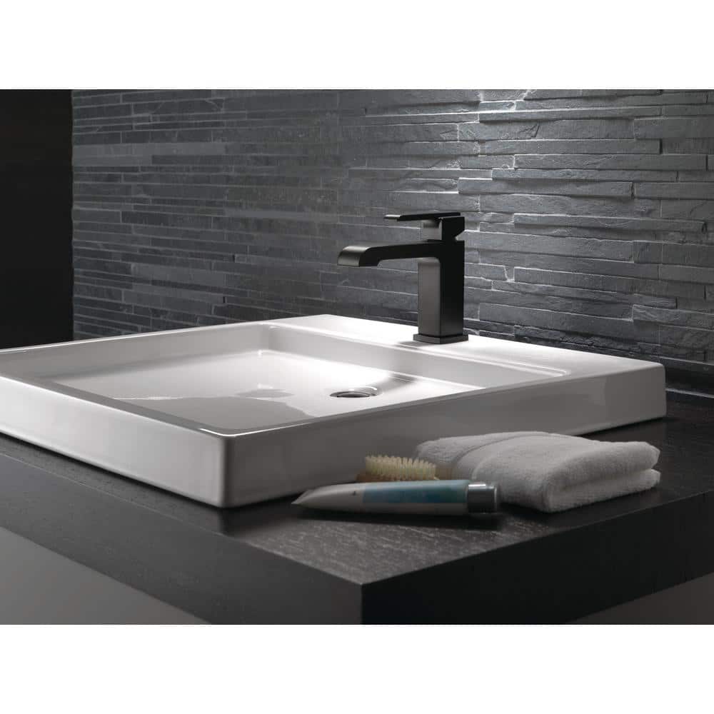 Sleek Modern Stainless Steel Single Hole Bathroom Faucet