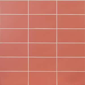 Tori Coral 8 in. x 4 in. Matte Ceramic Wall Tile (28 Pieces, 6.02 sq. ft./Case)