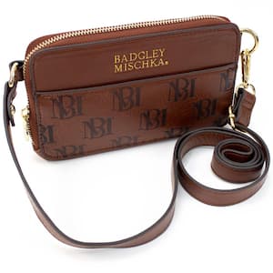 Madalyn 4.5 in. Tan Waistpack with Adjustable Strap