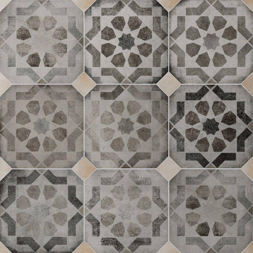 Laverton Octagon Deco Sombra with Taco Arena 8 in. x 8 in. Porcelain Floor and Wall Tile (11.25 sq. ft. /Case) price history on PriceWatchPro