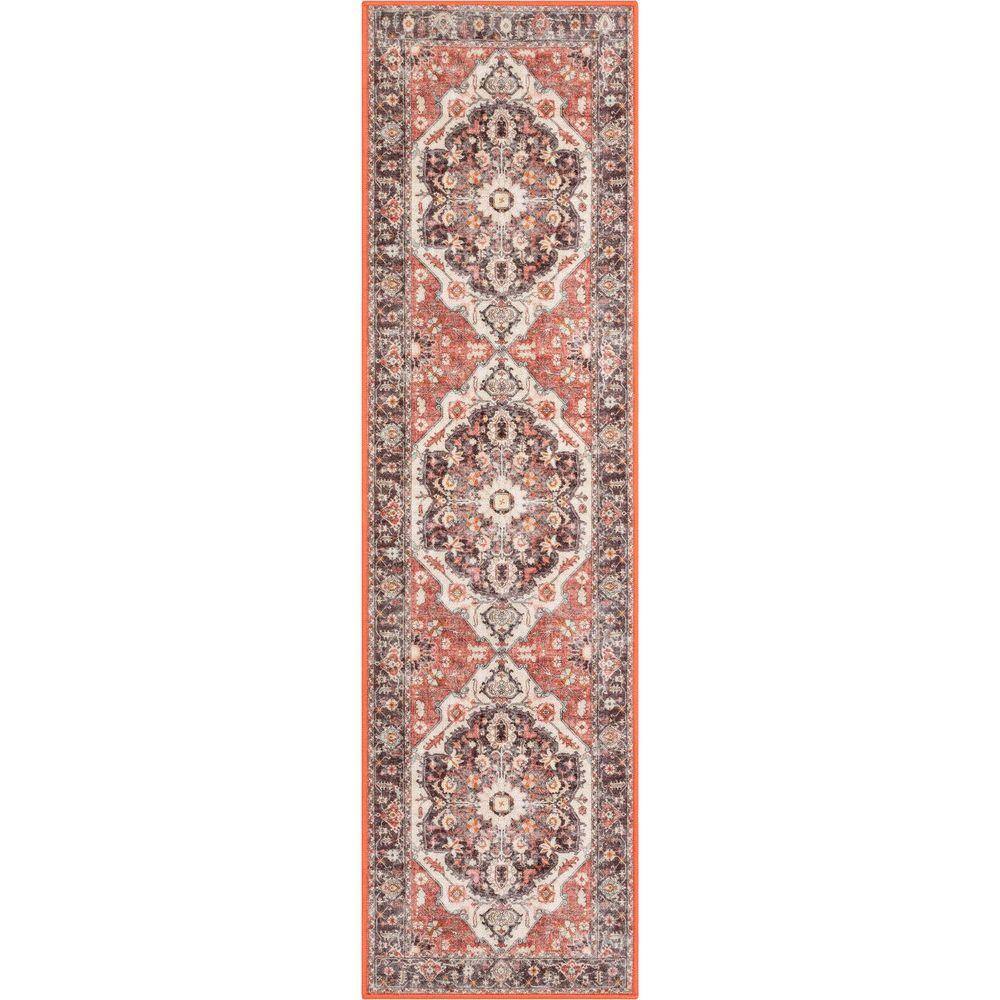 Seven Kings Rug Well Woven Kings Court Zazzu Traditional Medallion Washable, Multi 2 ft ...