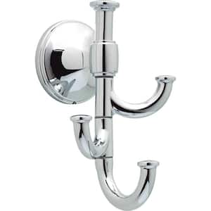 Delta Vessona Double Towel Hook Bath Hardware Accessory in Polished Chrome  VES35-PC - The Home Depot