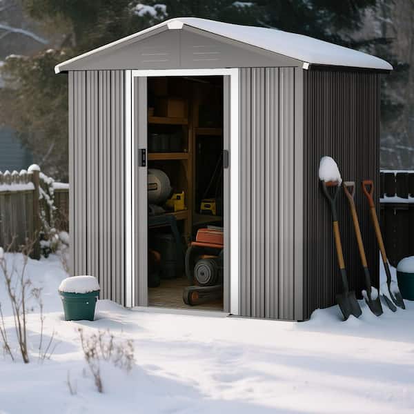 Nuu Garden 6 ft. x 4 ft. Metal Outdoor Backyard Garden Storage