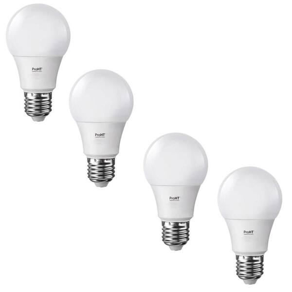 proHT 60-Watt Equivalent Soft White Dimmable E26 LED Replacement Light Bulb (4-Pack)