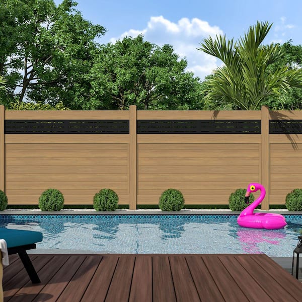 Freedom 66-in Brown PVC Infill Boards (6-Pack)