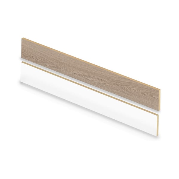 Cap A Tread Maverick Mill 47 in. L x 7.37 in. W. x 0.56 in. T Vinyl Overlay Stair Reversible Riser