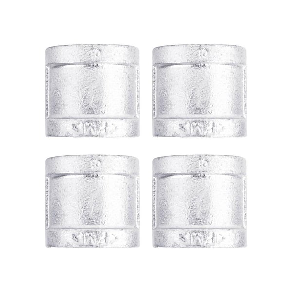 PIPE DECOR 1 in. Galvanized Iron Coupling (4-Pack)