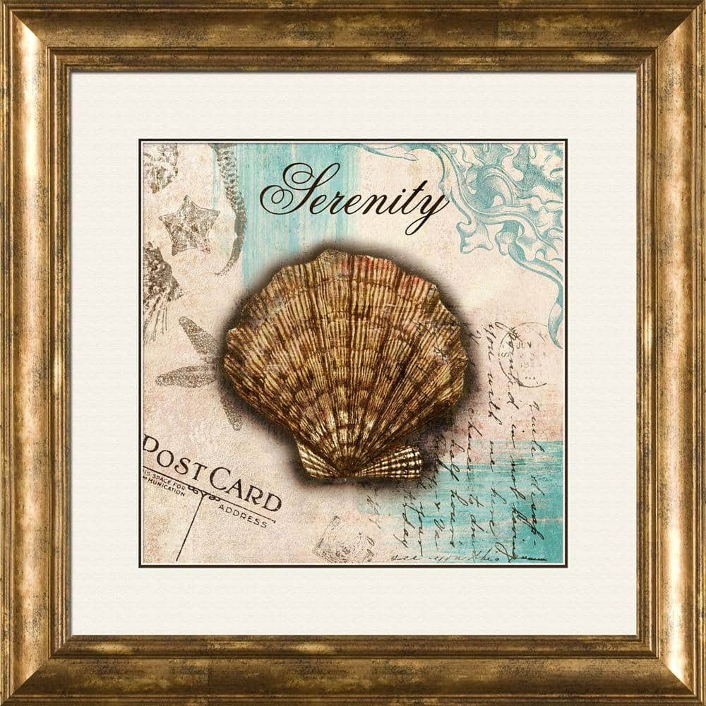 15 in. x 17 in. Serenity B Framed Wall Art