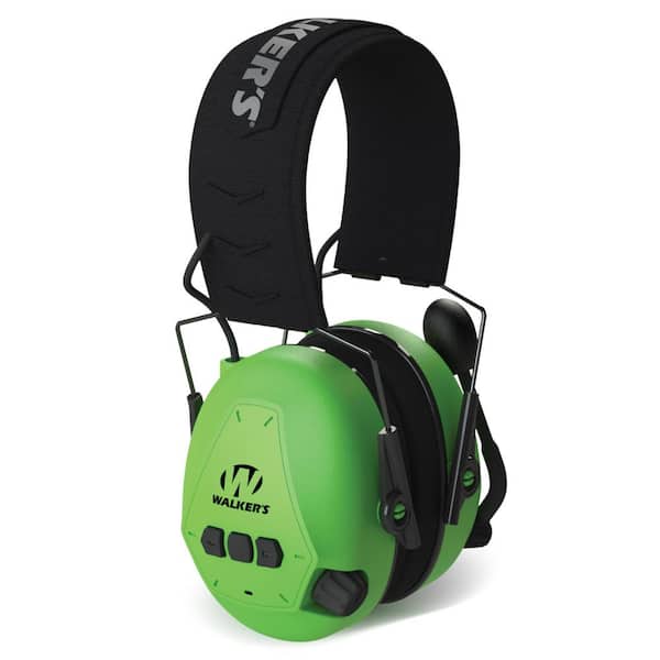 Walkers Game Ear Passive Bluetooth Muff High Visibility in Green