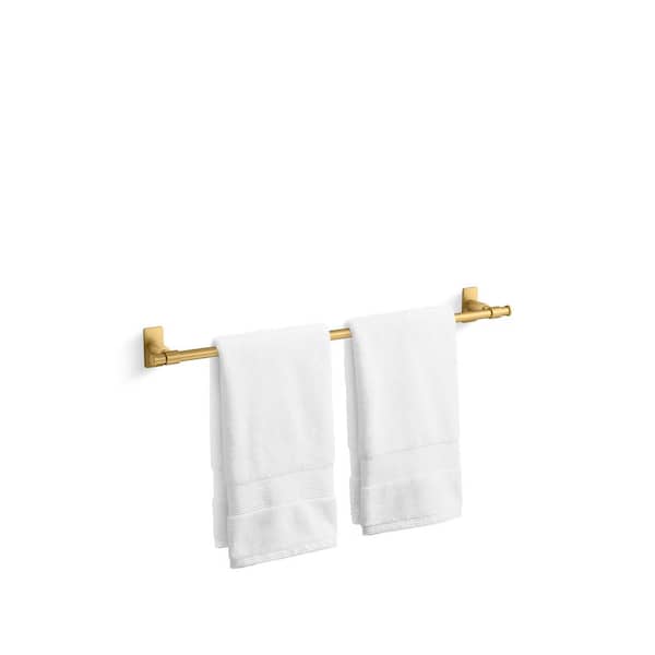 KOHLER Castia By Studio McGee 24 in. Wall Mounted Towel Bar in Vibrant Brushed Nickel