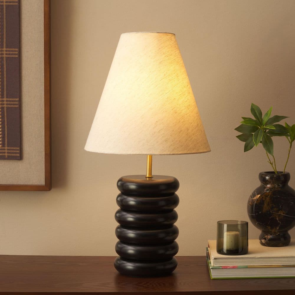 Solani 22 in. Black Table Lamp price history on PriceWatchPro