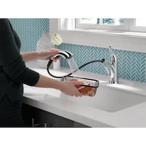 Grant Single-Handle Pull-Out Sprayer Kitchen Faucet in Chrome