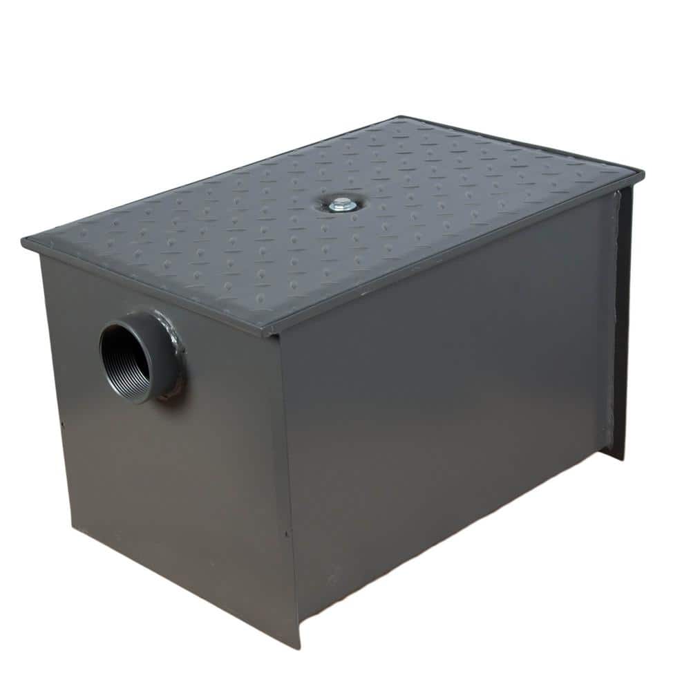 Regency 50 lb. 25 GPM Grease Trap with 3 Non-Threaded Connections