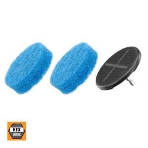 3.5 in. Scour Pad Cleaning Accessory Kit (3-Piece)
