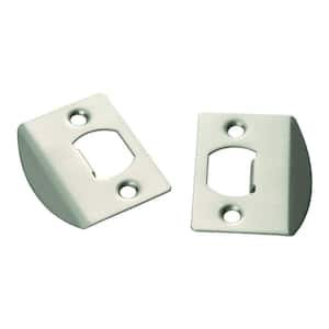 Satin Nickel Full Lip Door Strikes (2-Pack)