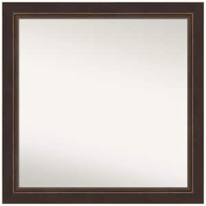 Lara Bronze 30.5 in. W x 30.5 in. H Square Non-Beveled Wood Framed Wall Mirror in Bronze