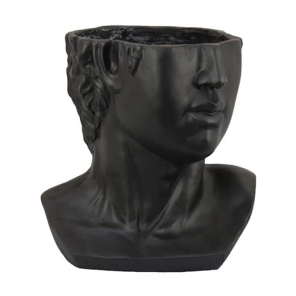 Kylz Black Indoor Resin Novelty Planter with Outdoor Compatibility (19 in. W x 23.25 in. H )