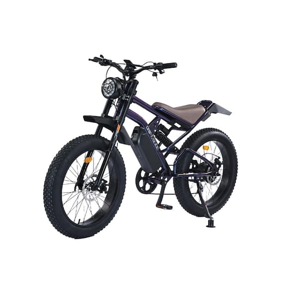 ITOPFOX 24 in. 750-Watt Fat Tire Outdoor Adult Mountain Electric ...