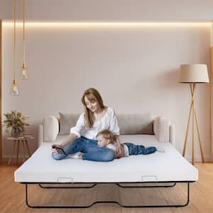 Foldable Sofa Bed Replacement Mattress Memory Foam 4 in. Pull Out Sofa Bed Mattress Twin Size, Sofa Not Included