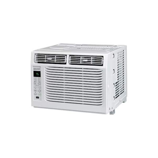Bevoi 8,000 BTU 115V Window Air Conditioner Cools 350 Sq. Ft