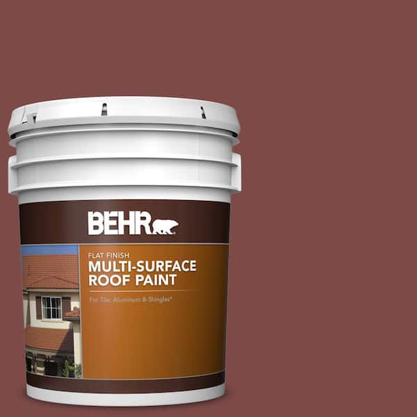 5 gal. #SC-118 Terra Cotta Flat Multi-Surface Exterior Roof Paint