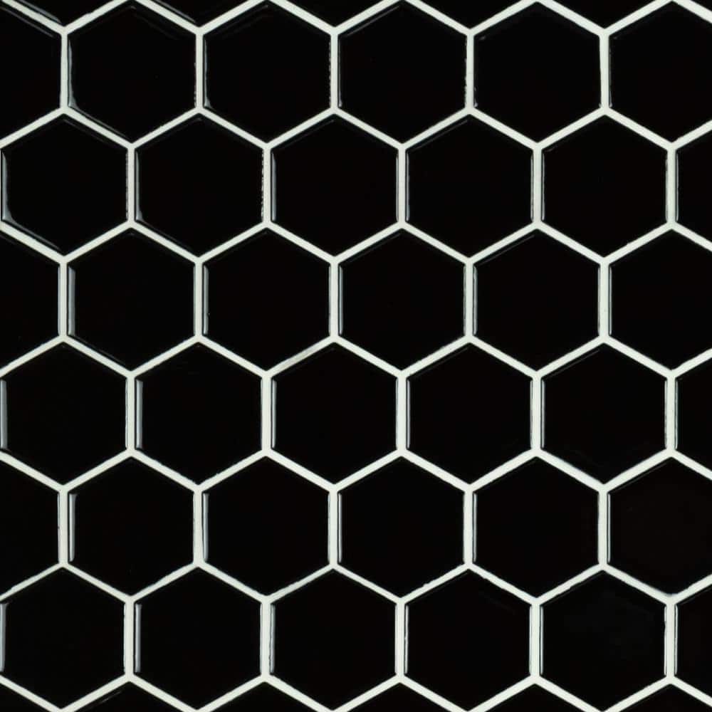 black hexagon